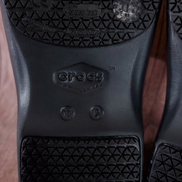 Crocs Womens 6 Neria Pro II Clog Multi Floral Slip Resistant Work Shoes 205385 - Picture 14 of 15